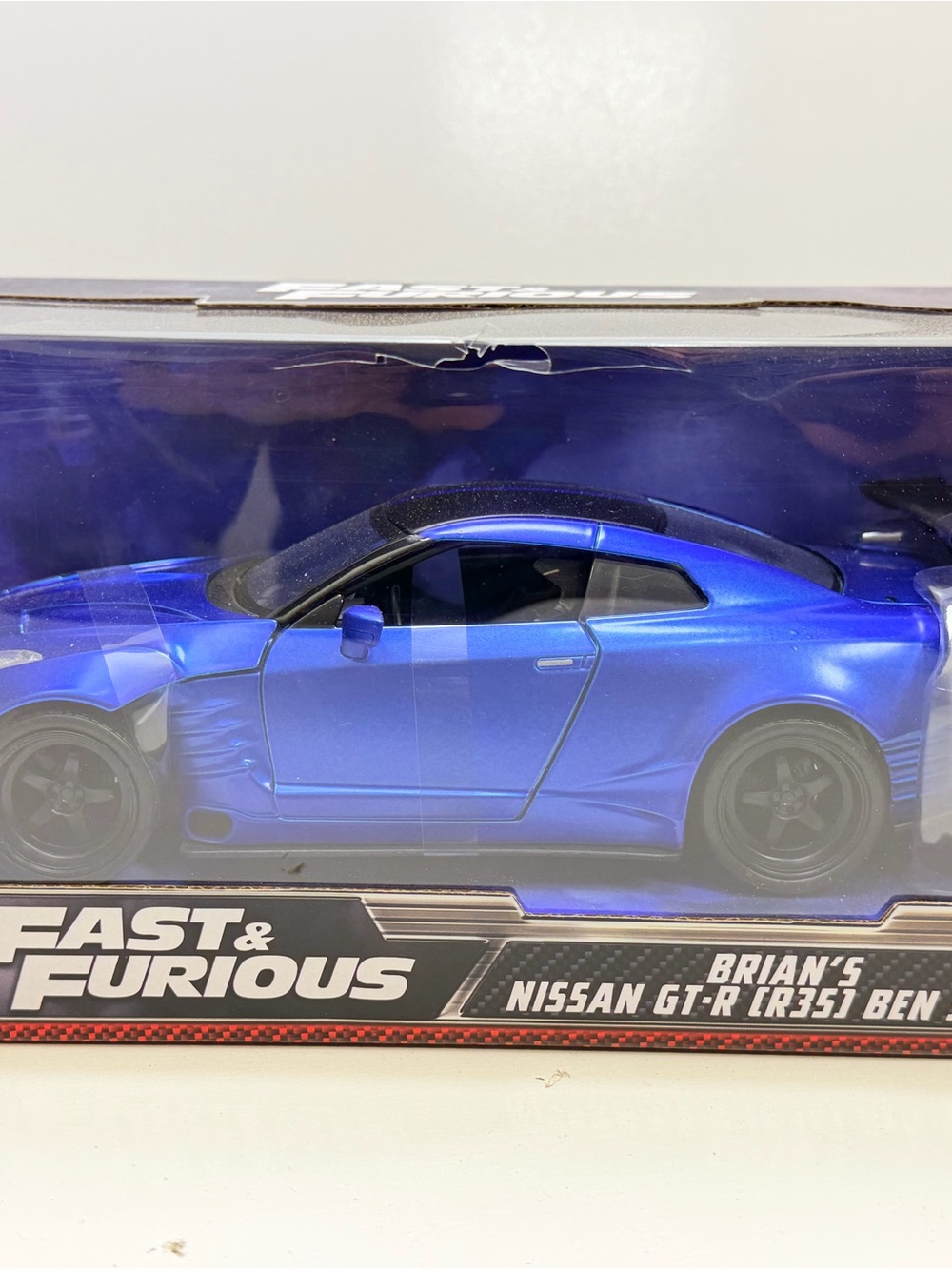 Fast & furious Jada Nissan GT-R R35 Blue Die-Cast Toy Car